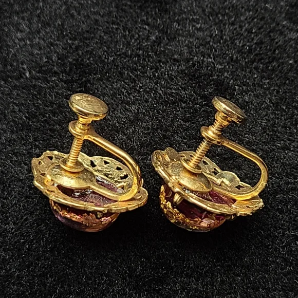 Vintage pendant & clip on set - Picture 4 of 6